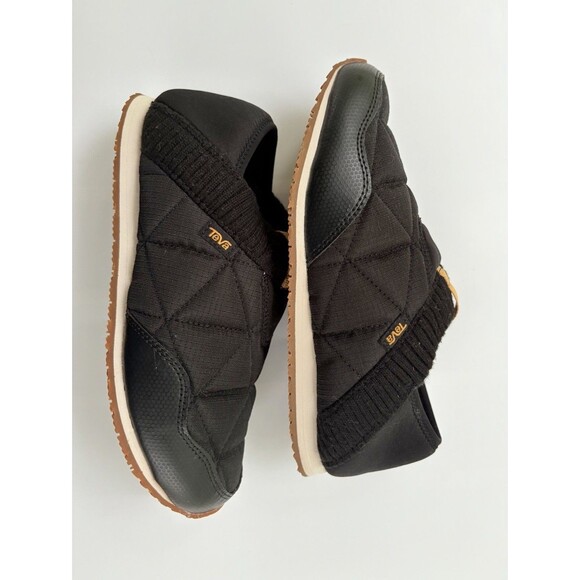 Teva Shoes - Teva ReEmber Unisex Slip-On Shoes – Black/Birch, Women’s Size 8 / Men’s Size 6